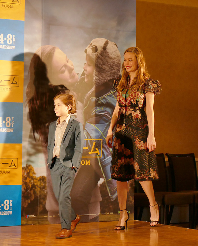 ジェイコブ・トレンブレイ、ブリー・ラーソン／『ルーム』記者会見