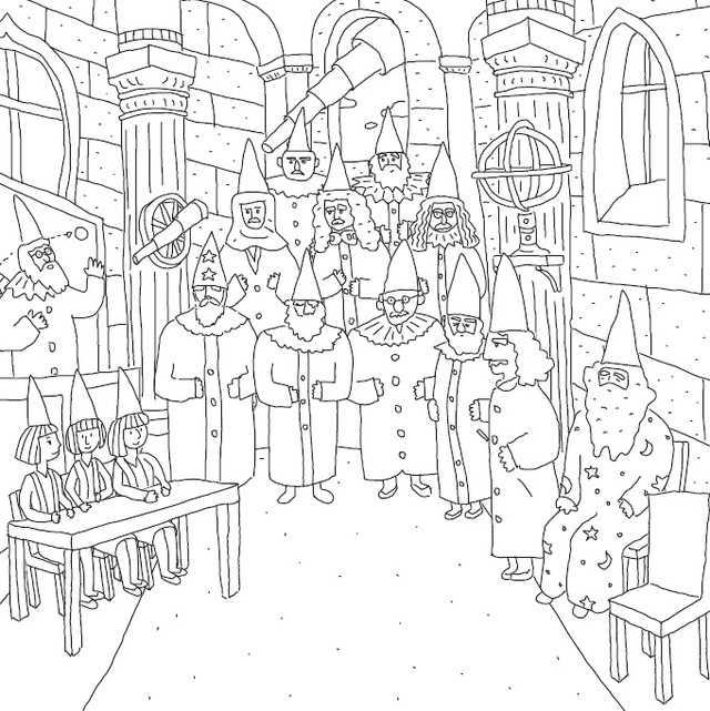 「カラーリング・シネマ　ぬり絵で楽しむ映画の世界」