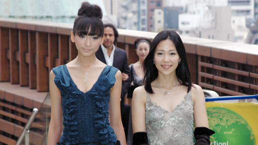 グリーンアンバサダーの杏と映画祭大使の木村佳乃