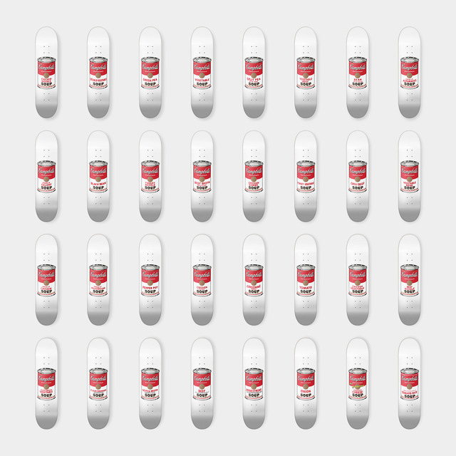 ウォーホル：スケートボード 32 Cambell's Soup Cans　全世界100セット限定スケートボード