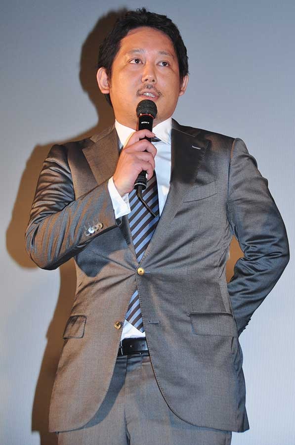入江悠監督／『太陽』初日舞台挨拶