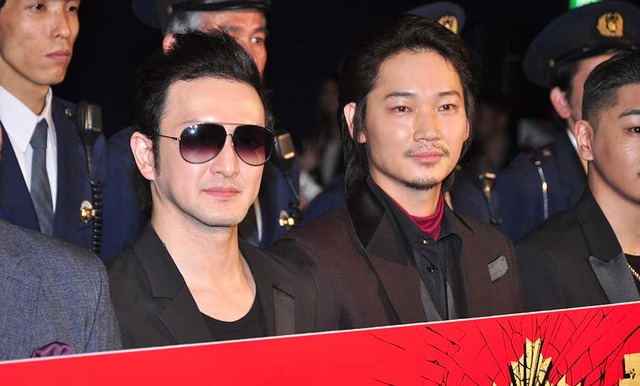 中村獅童＆綾野剛／『日本で一番悪い奴ら』完成披露試写会
