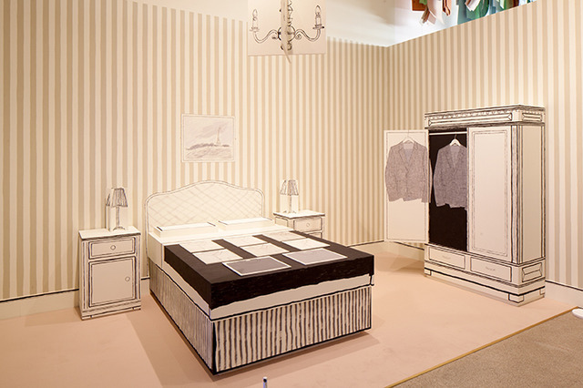 ホテルのベッドルーム