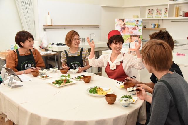 イベントの様子／「野草deクッキング！」