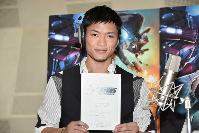 数原龍友／「レジェンド・オブ・トゥモロー」公開アフレコ