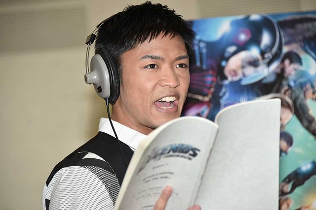 数原龍友／「レジェンド・オブ・トゥモロー」公開アフレコ