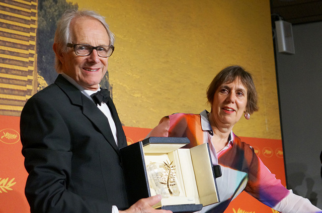 ケン・ローチ／第69回カンヌ国際映画祭授賞式の様子