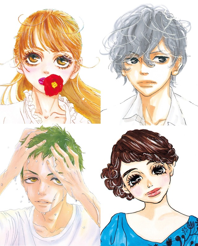 「溺れるナイフ」キャストイラスト（C）ジョージ朝倉/講談社