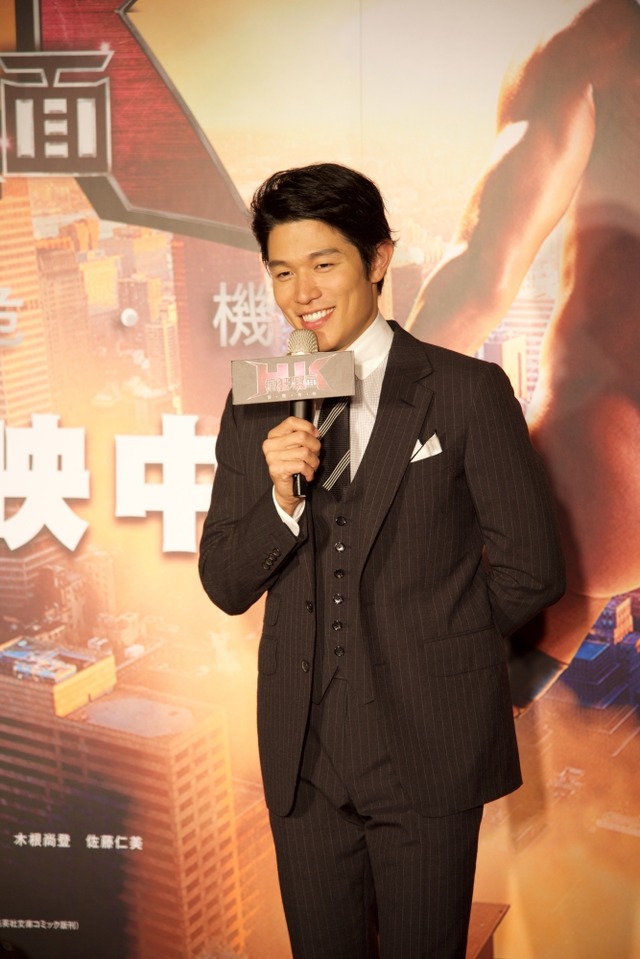 『HK/変態仮面アブノーマル・クライシス』in台湾・記者会見にて　(C)あんど慶周/集英社・2016「HK2」製作委員会