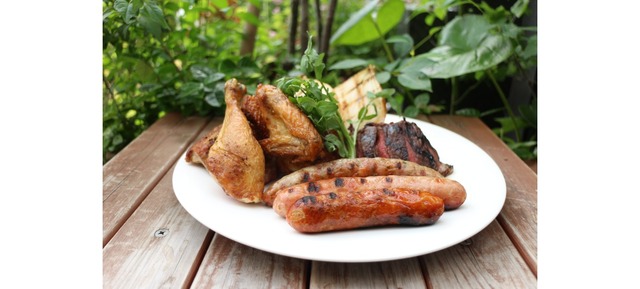 よなよなビアガーデン ミートプレート