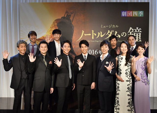 新作ミュージカル「ノートルダムの鐘」製作発表会見／撮影：阿部章仁