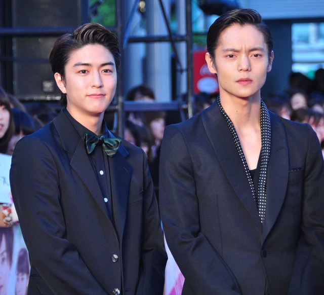 稲葉友＆窪田正孝／『MARS～ただ、君を愛してる～』ピンクカーペット