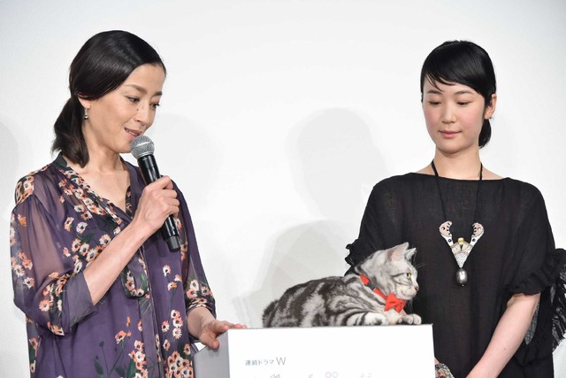 宮沢りえ＆黒木華／WOWOW「連続ドラマW グーグーだって猫である2 -good good the fortune cat-」完成試写会