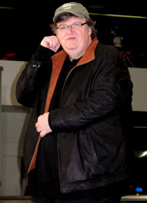 マイケル・ムーア監督来日記者会見 photo：Yoko Saito