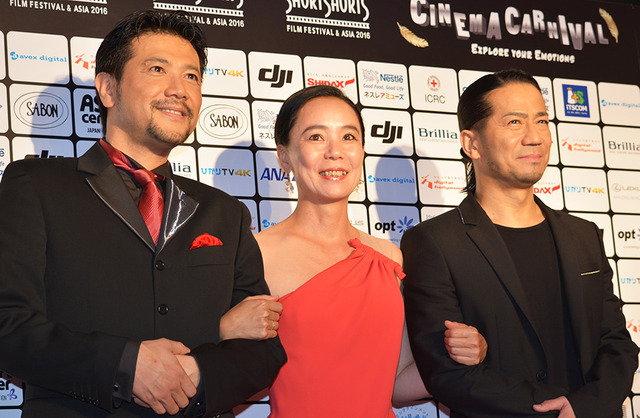 HIRO＆河瀬直美＆別所哲也／「ショートショートフィルムフェスティバル＆アジア」アワードセレモニー