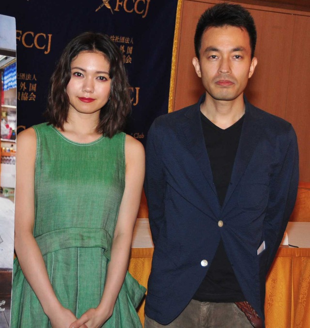 二階堂ふみ＆前田司郎監督／『ふきげんな過去』外国人特派員協会