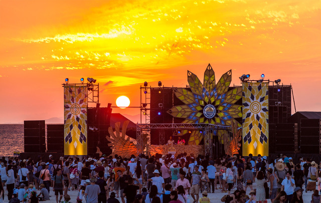 コロナビールが主催する世界的なリゾートフェス「CORONA SUNSETS FESTIVAL」昨年の様子