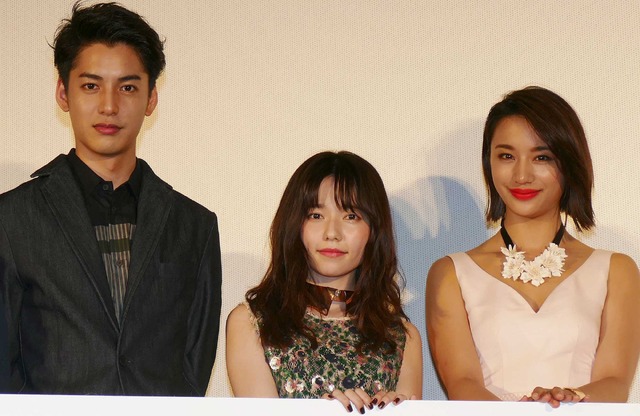 大野拓朗＆島崎遥香＆高橋メアリージュン／『ホーンテッド・キャンパス』完成披露試写会