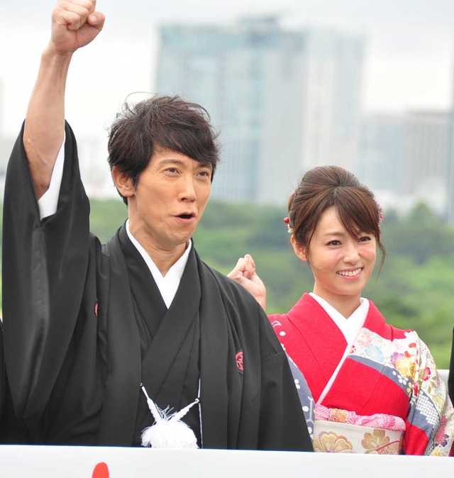 佐々木蔵之介＆深田恭子／『超高速！参勤交代 リターンズ』完成報告会見