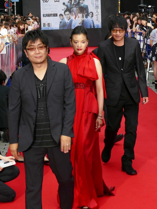 大友啓史監督＆織田梨沙＆大森南朋／『秘密 THE TOP SECRET』レッドカーペットセレモニー