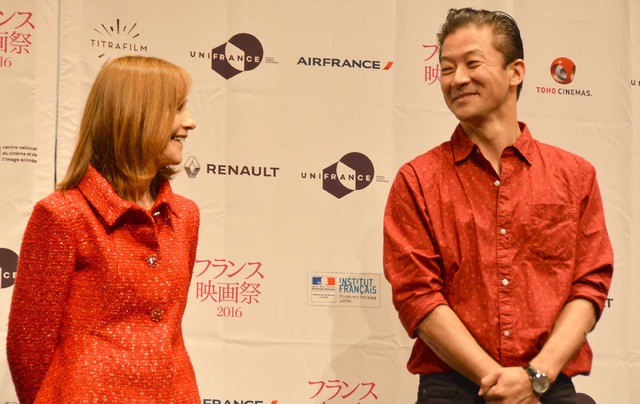 イザベル・ユペール＆浅野忠信／「フランス映画祭2016」オープニングセレモニー
