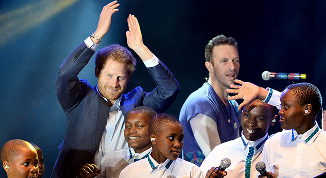 ヘンリー王子＆「コールドプレイ」-(C)Getty Images