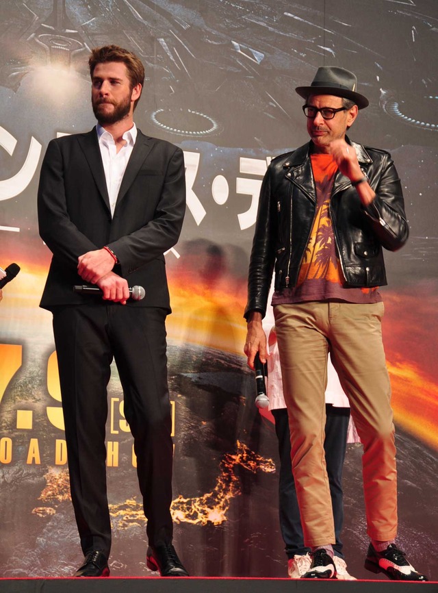 リアム・ヘムズワース＆ジェフ・ゴールドブラム／『インデペンデンス・デイ：リサージェンス』来日イベント