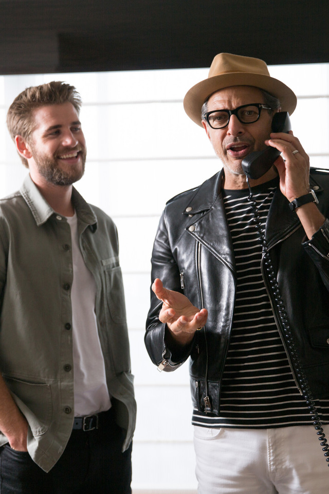 『インデペンデンス・デイ：リサージェンス』リアム・ヘムズワース＆ジェフ・ゴールドブラム／photo：Nahoko Suzuki