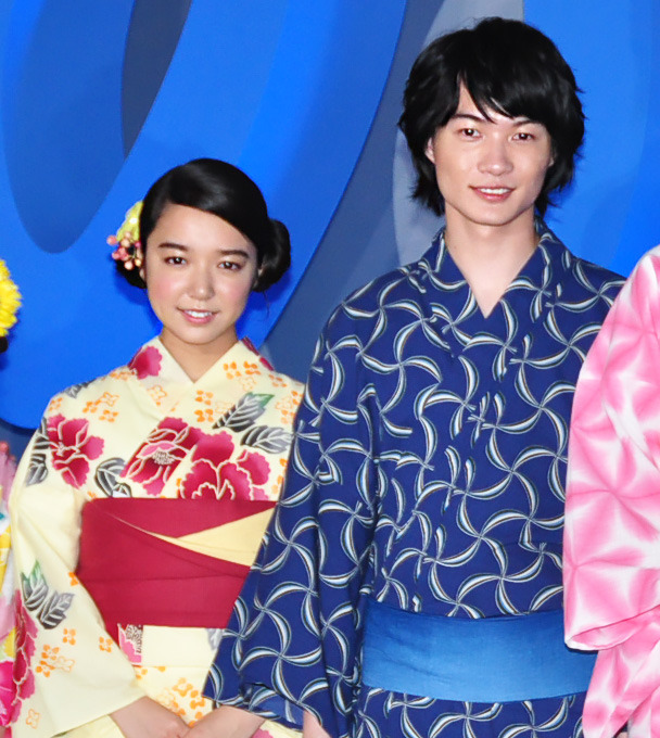 神木隆之介＆上白石萌音／『君の名は。』完成披露試写会