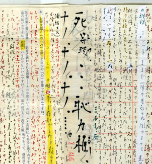 〈裸のメモ〉より(部分) 2013 年 C Gozo Yoshimasu