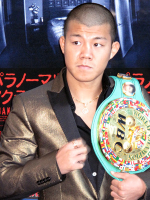 最後にファイティングポーズ　photo：Yoko Saito