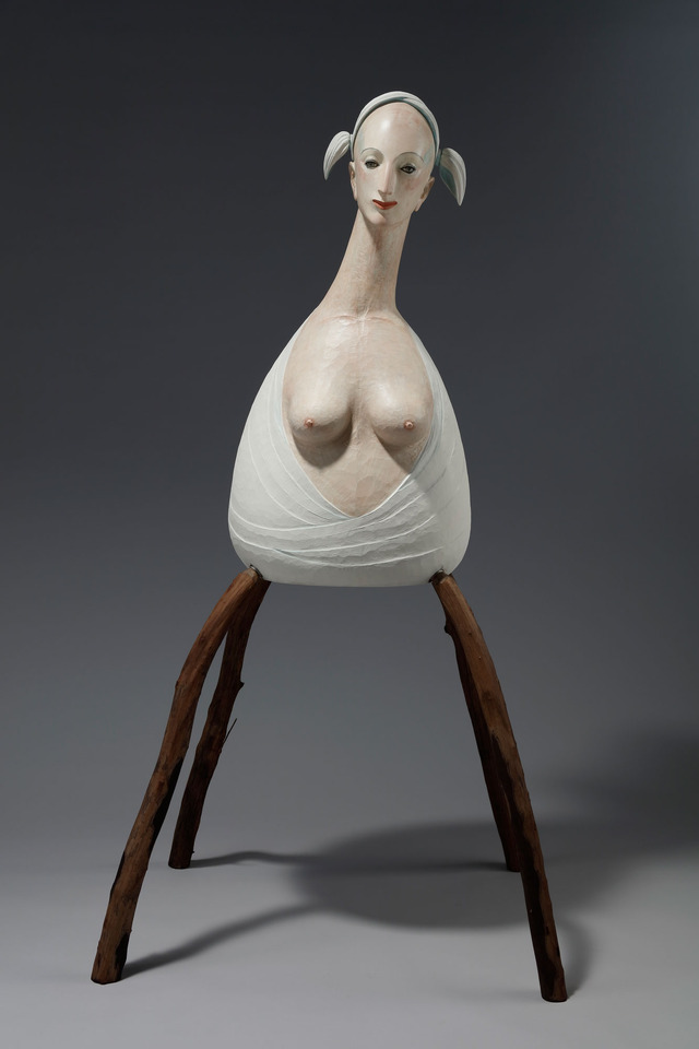 舟越桂 《海をゆるすために》 2016年 作家蔵 撮影:渡邉郁弘(C) Funakoshi Katsura, Courtesy of Nishimura Gallery　（参考作品）