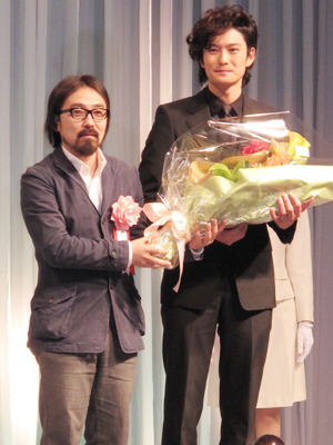 報知映画賞授賞式　新人賞の岡田将生　photo：Yoko Saito