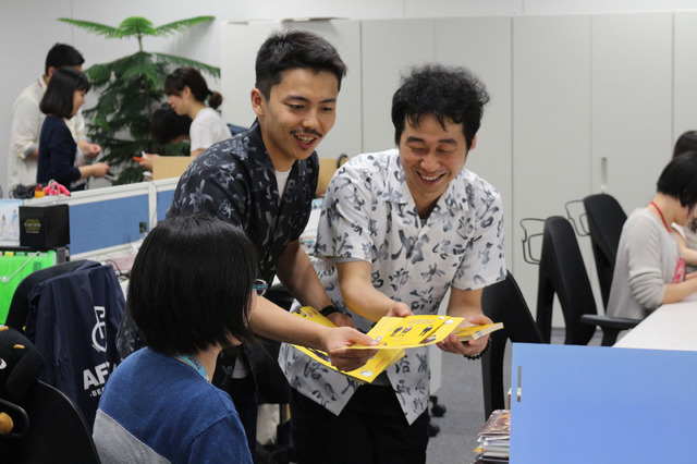 森岡龍＆前野朋哉がシネマカフェを訪問！