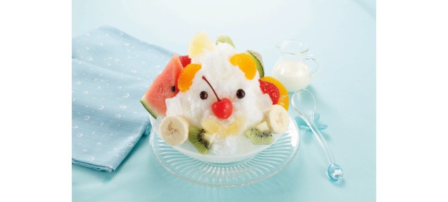 白くまフルーツアラモード