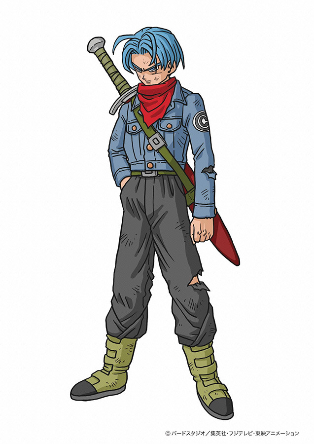 大人トランクス（イラスト： 鳥山明）-(C)DB_super2015