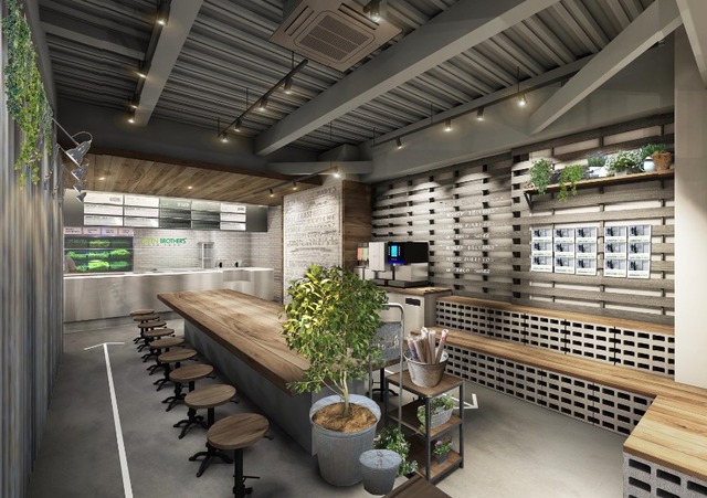 「GREEN BROTHERS 恵比寿」内観