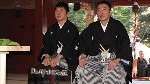 『Dr．パルナサスの鏡』の大ヒットを祈願　photo：Yoko Saito