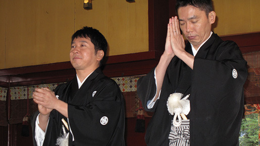 映画のプレゼンターを務める爆笑問題　　photo：Yoko Saito