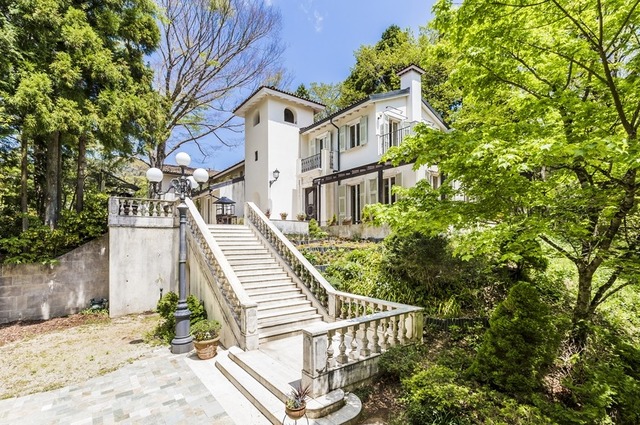 箱根・仙石原の「アルベルゴバンブー」外観