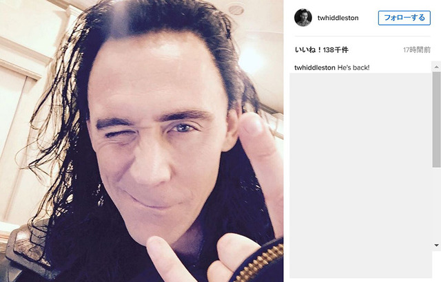 トム・ヒドルストン-(C)Instagram