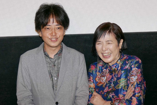 中村文則＆桃井かおり／『火 Hee』初日舞台挨拶