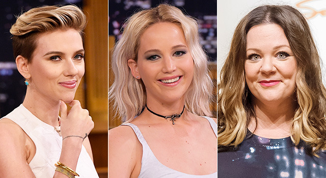 ジェニファー・ローレンス＆メリッサ・マッカーシー＆スカーレット・ヨハンソン-(C)Getty Images