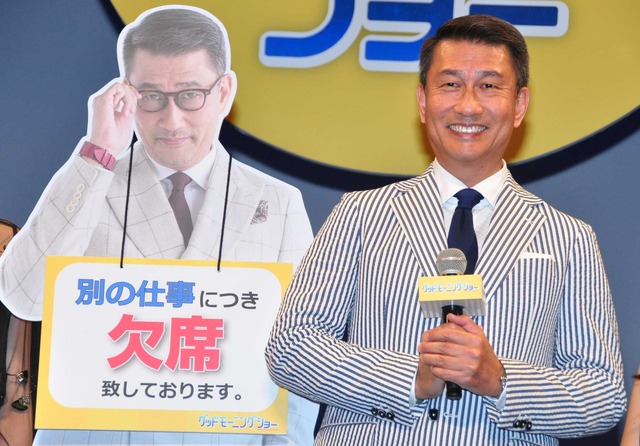 中井貴一（澄田真吾）『グッドモーニングショー』完成披露試写会