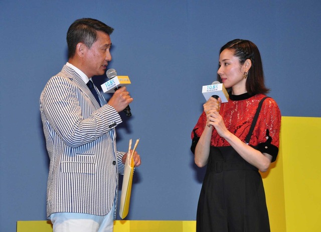 中井貴一（澄田真吾）＆吉田羊／『グッドモーニングショー』完成披露試写会