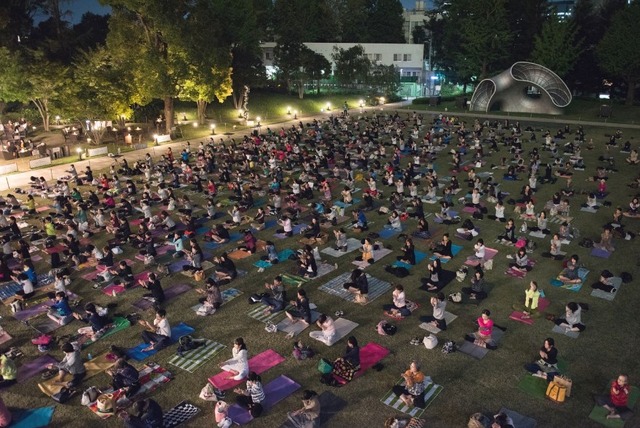 ミッドパーク ヨガ 過去の様子