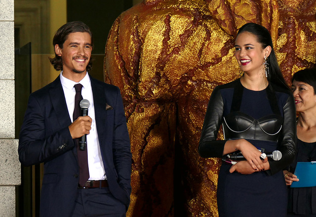 ブレントン・スウェイツ＆コートニー・イートン／『キング・オブ・エジプト』ジャパンプレミア