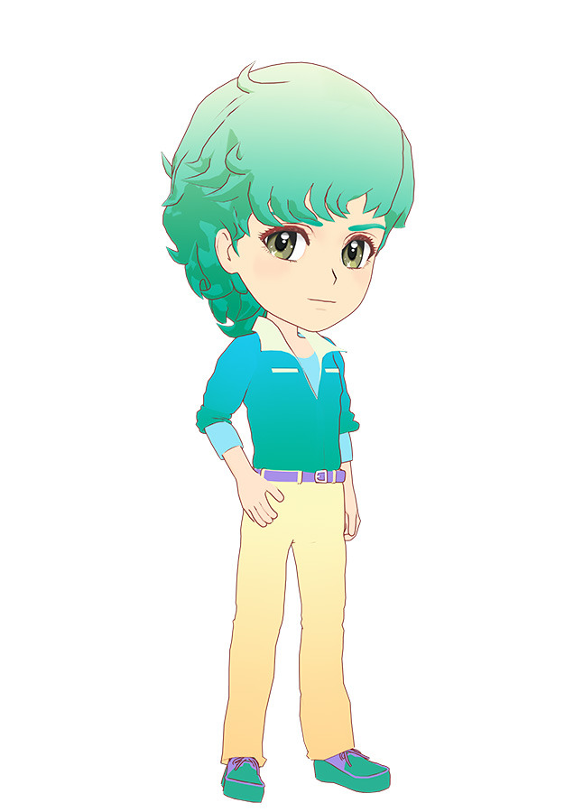 桜小路優CV梶裕貴-(C)美内すずえ  2016  -(C)DLE/Happinet