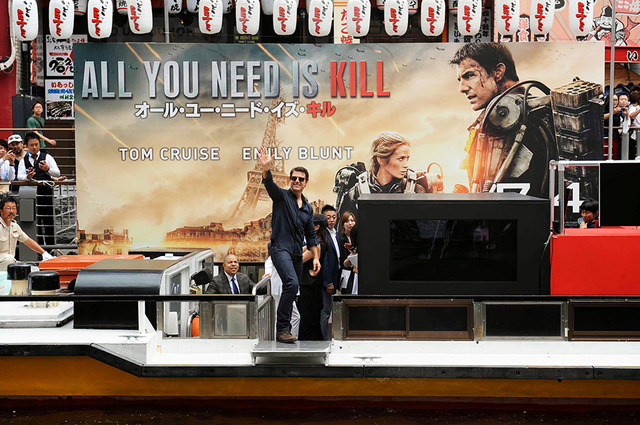 “道頓堀クルーズ”を満喫したトム・クルーズ／『オール・ユー・ニード・イズ・キル』弾丸プロモーション in 大阪