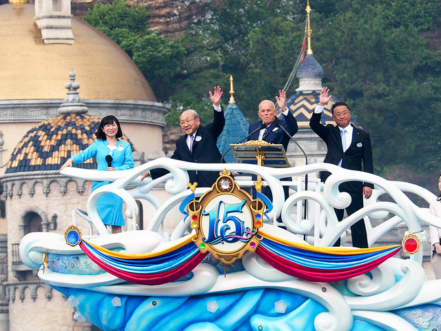 東京ディズニーシー開園15周年セレモニー